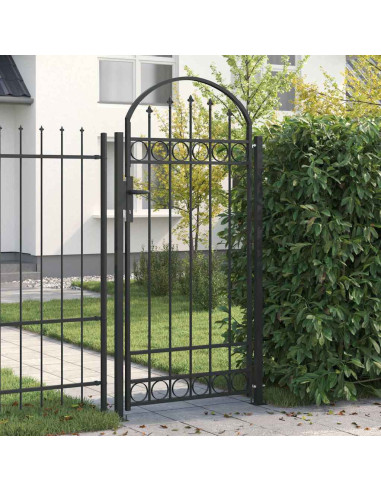 Palo della recinzione Grigio 200 x 88 x 14 cm Acciaio