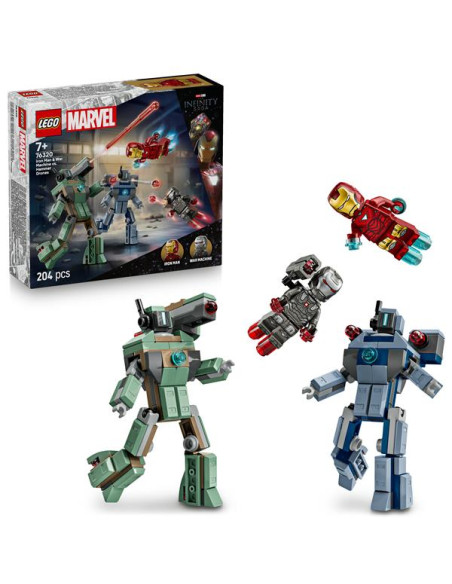 IRONMAN E WARMACHINE VS DRONIHAMMER