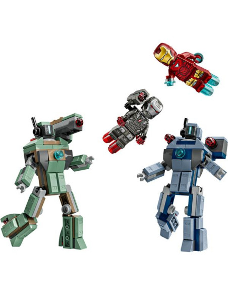 IRONMAN E WARMACHINE VS DRONIHAMMER