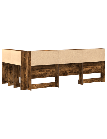 Testata contenitore Rovere fumé 80 cm Legno multistrato