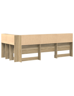 Testata contenitore Rovere Sonoma 90 cm Legno multistrato