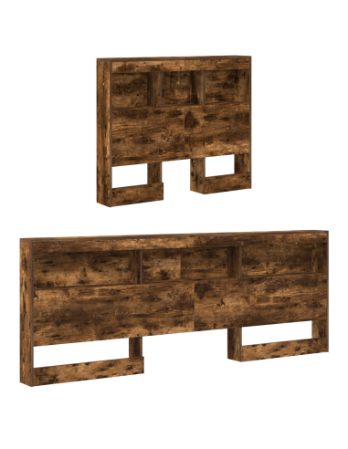 Testata contenitore Rovere fumé 80 cm Legno multistrato