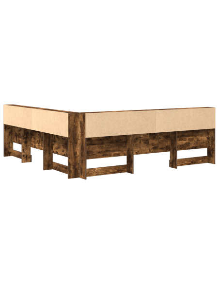 Testata contenitore Rovere fumo 200 cm Legno multistrato
