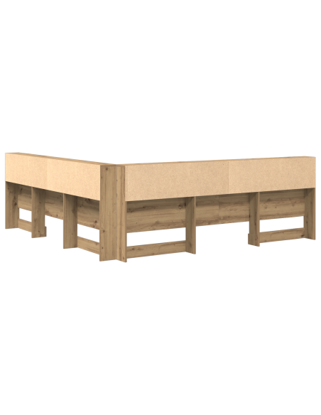 Testata contenitore rovere artigianale 200 cm Legno multistrato
