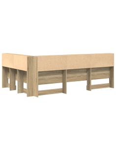 Testata contenitore Rovere Sonoma 120 cm Legno multistrato