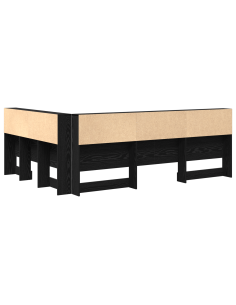 Testata contenitore Rovere Nero 150 cm Legno multistrato