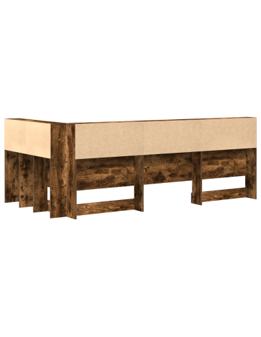 Testata contenitore Rovere fumé 90 cm Legno multistrato