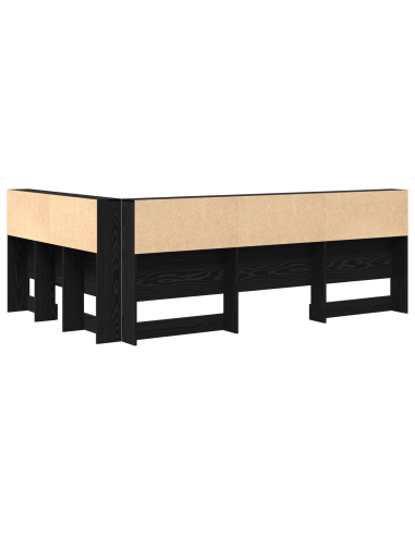 Testata contenitore Rovere Nero 207,5 x 137,5 x 76,5 cm