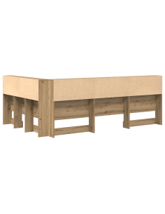 Testata contenitore Rovere artigianale 207,5 x 137,5 x 76,5 cm