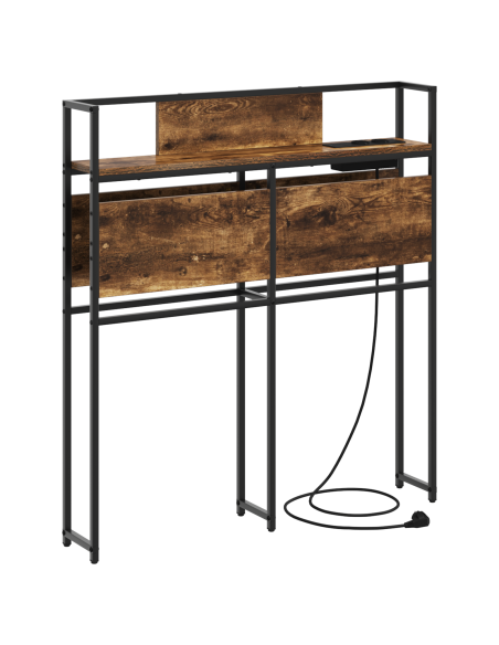 Testata contenitore Rovere fumo 80 cm Legno multistrato