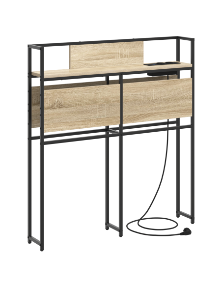 Testata contenitore rovere sonoma 90 cm Legno multistrato
