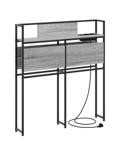 Testata contenitore Grigio sonoma 90 cm Legno multistrato