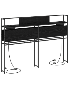 Testata contenitore Rovere nero 120 cm Legno multistrato