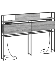 Testata contenitore Grigio sonoma 140 cm Legno multistrato