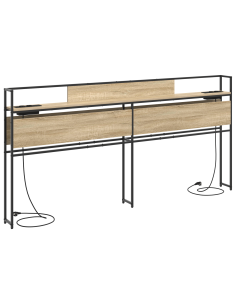 Testata contenitore rovere sonoma 200 cm Legno multistrato