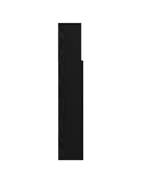 Testata del letto Rovere nero 100 x 19 x 103.5 cm