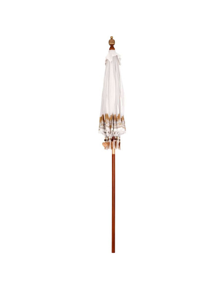 Ombrellone Altro Crema x 250 cm Cotone e legno