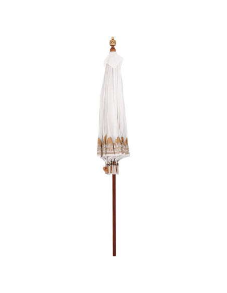 Ombrellone Altro Crema x 250 cm Cotone e legno