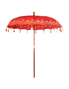 Parasol Balinese Rosso 215 x 215 x 260 cm 2