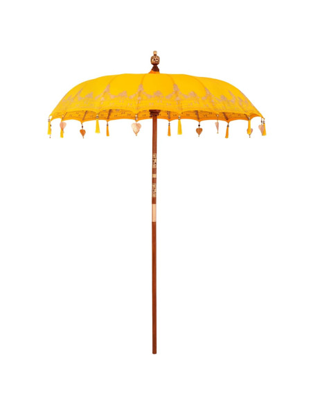Ombrellone Altro Giallo x 250 cm Cotone e legno