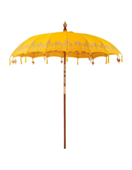 Ombrellone Altro Giallo x 250 cm Cotone e legno