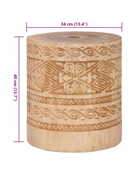 Base per ombrellone Altro Marrone Ø34 x 40 cm Legno massello