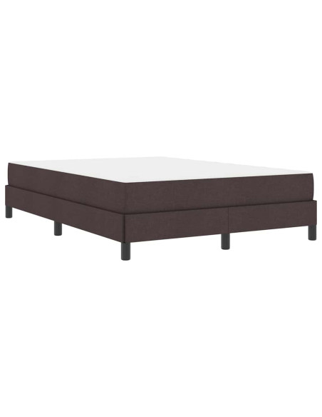 Letto a molle Altro Marrone scuro 160 x 200 cm Tessuto
