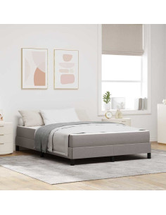 Letto a molle con materasso Talpa 140 x 200 cm Tessuto 2