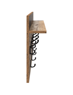 Appendiabiti a muro Legno vecchio 80 x 40 x 12 cm