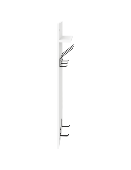 Appendiabiti a muro Bianco 90 x 40 x 10 cm Legno multistrato