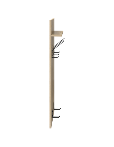 Appendiabiti a muro Rovere Sonoma 40 x 10 x 90 cm
