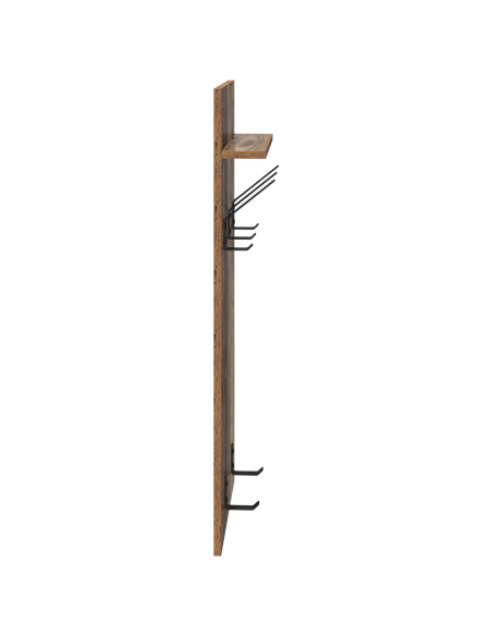 Appendiabiti a muro Legno vecchio 40 x 10 x 90 cm