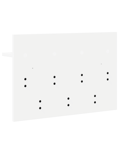 Appendiabiti a muro Bianco 60 x 40 x 12 cm Legno multistrato