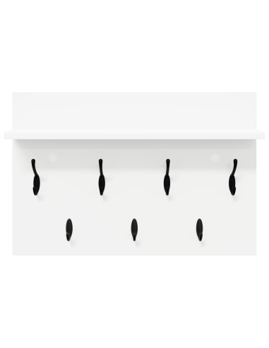 Appendiabiti a muro Bianco 60 x 40 x 12 cm Legno multistrato