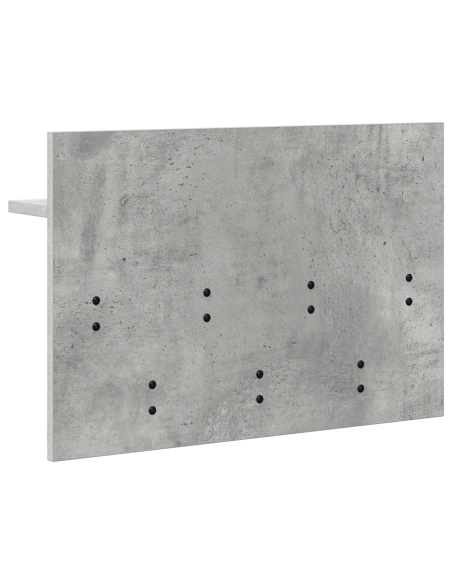 Appendiabiti a muro Grigio cemento 60 x 40 x 12 cm