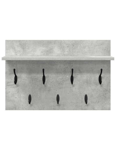 Appendiabiti a muro Grigio cemento 60 x 40 x 12 cm