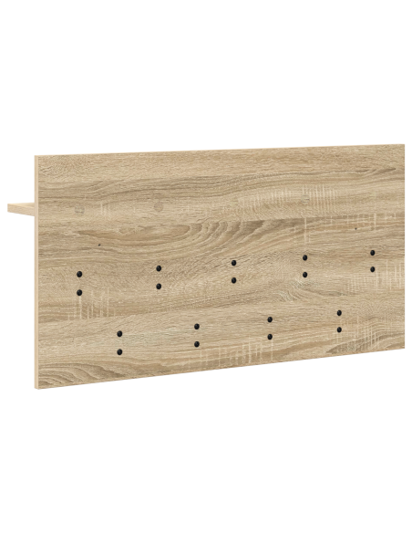Appendiabiti a muro rovere sonoma 80 x 40 x 12 cm