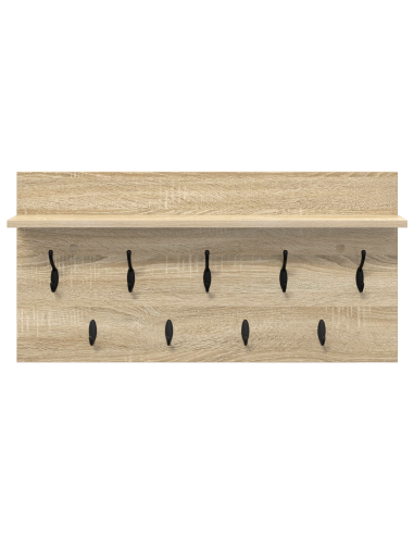 Appendiabiti a muro Rovere Sonoma 80 x 40 x 12 cm