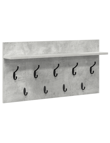 Appendiabiti a muro Grigio cemento 80 x 40 x 12 cm