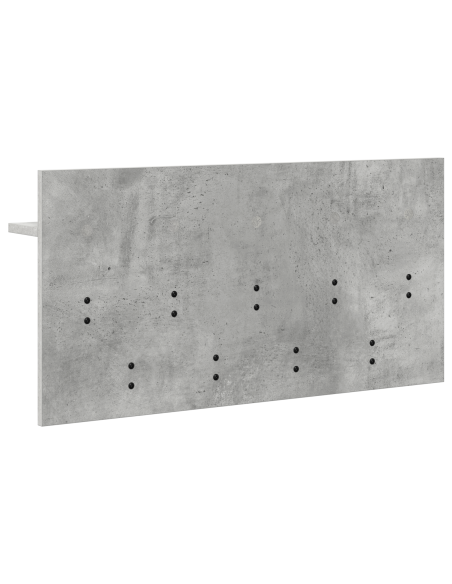 Appendiabiti a muro Grigio cemento 80 x 40 x 12 cm