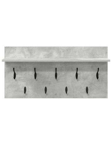 Appendiabiti a muro Grigio cemento 80 x 40 x 12 cm