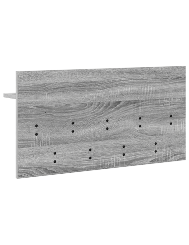 Appendiabiti a muro Grigio Sonoma 80 x 40 x 12 cm
