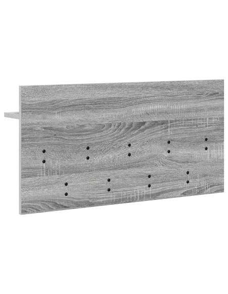 Appendiabiti a muro Grigio sonoma 80 x 40 x 12 cm