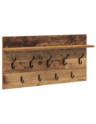 Appendiabiti a muro Legno vecchio 80 x 40 x 12 cm