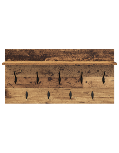 Appendiabiti a muro Legno vecchio 80 x 40 x 12 cm