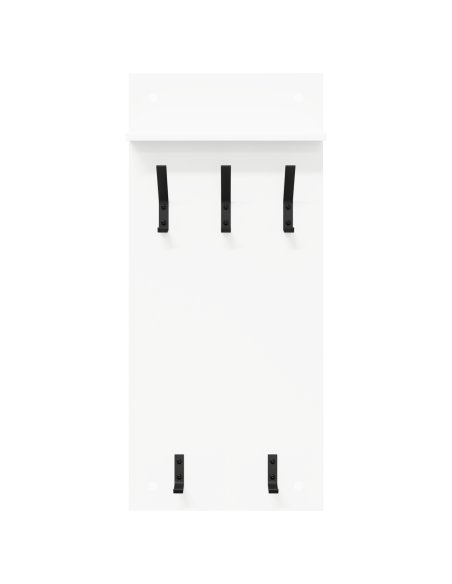 Appendiabiti a muro Bianco 90 x 40 x 10 cm Legno multistrato