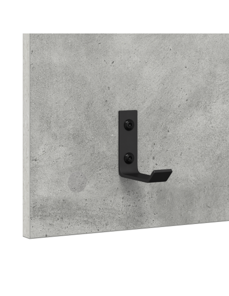Appendiabiti a muro Grigio cemento 90 x 40 x 10 cm