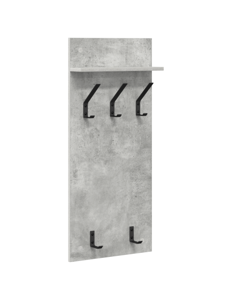 Appendiabiti a muro Grigio cemento 40 x 10 x 90 cm