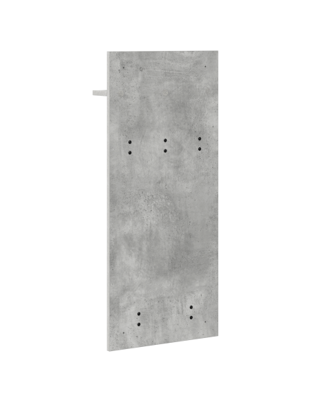 Appendiabiti a muro Grigio cemento 90 x 40 x 10 cm