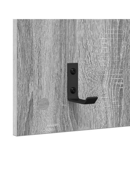 Appendiabiti a muro Grigio sonoma 90 x 40 x 10 cm
